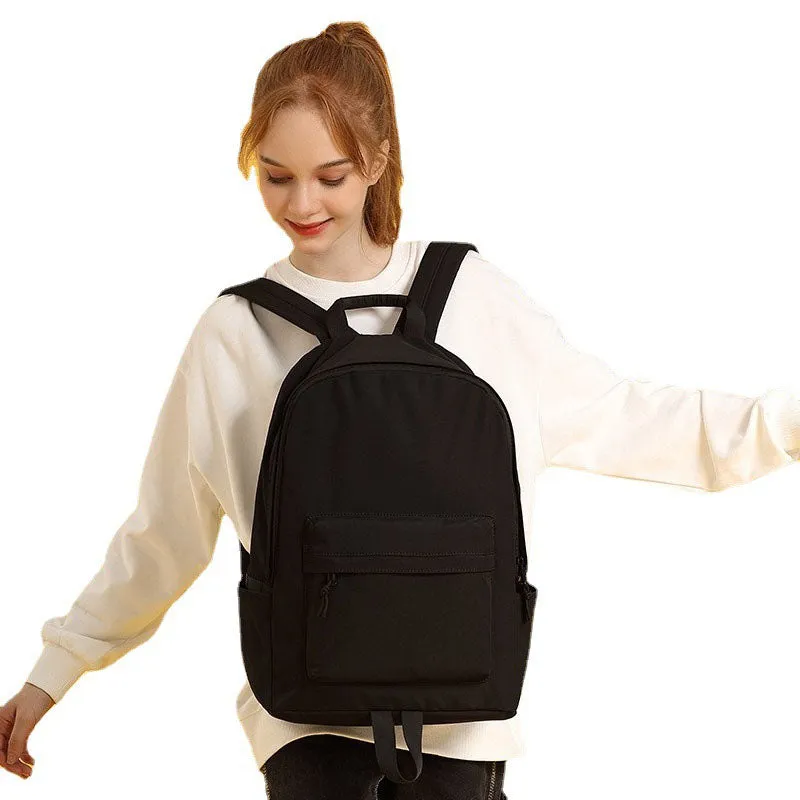 Anti-theft Backpack For School Students Simple Bag Classic Bookbag