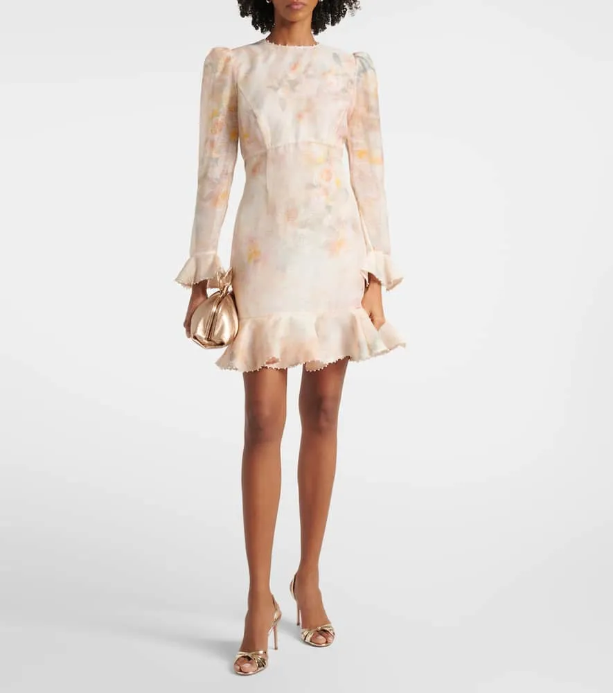 Aquazzura Bow Tie metallic leather clutch