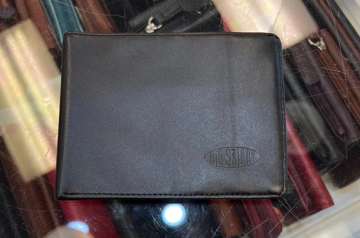 Big Skinny RFID Bifold Leather Wallet
