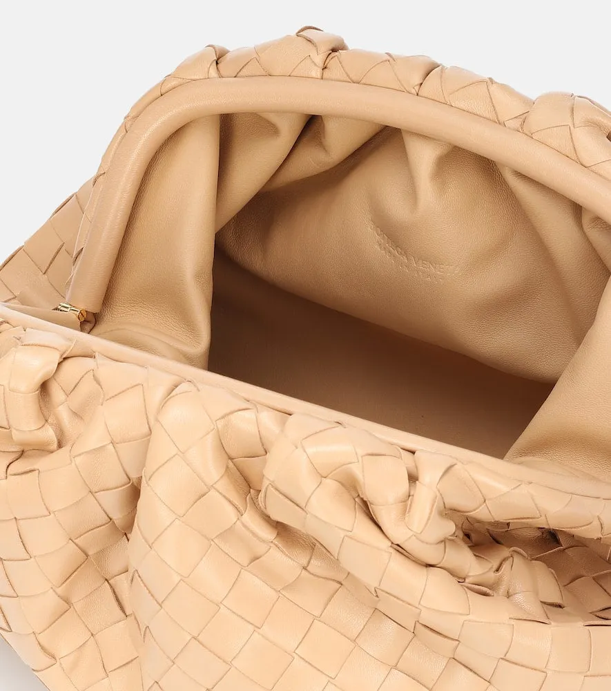Bottega Veneta Pouch intrecciato leather clutch