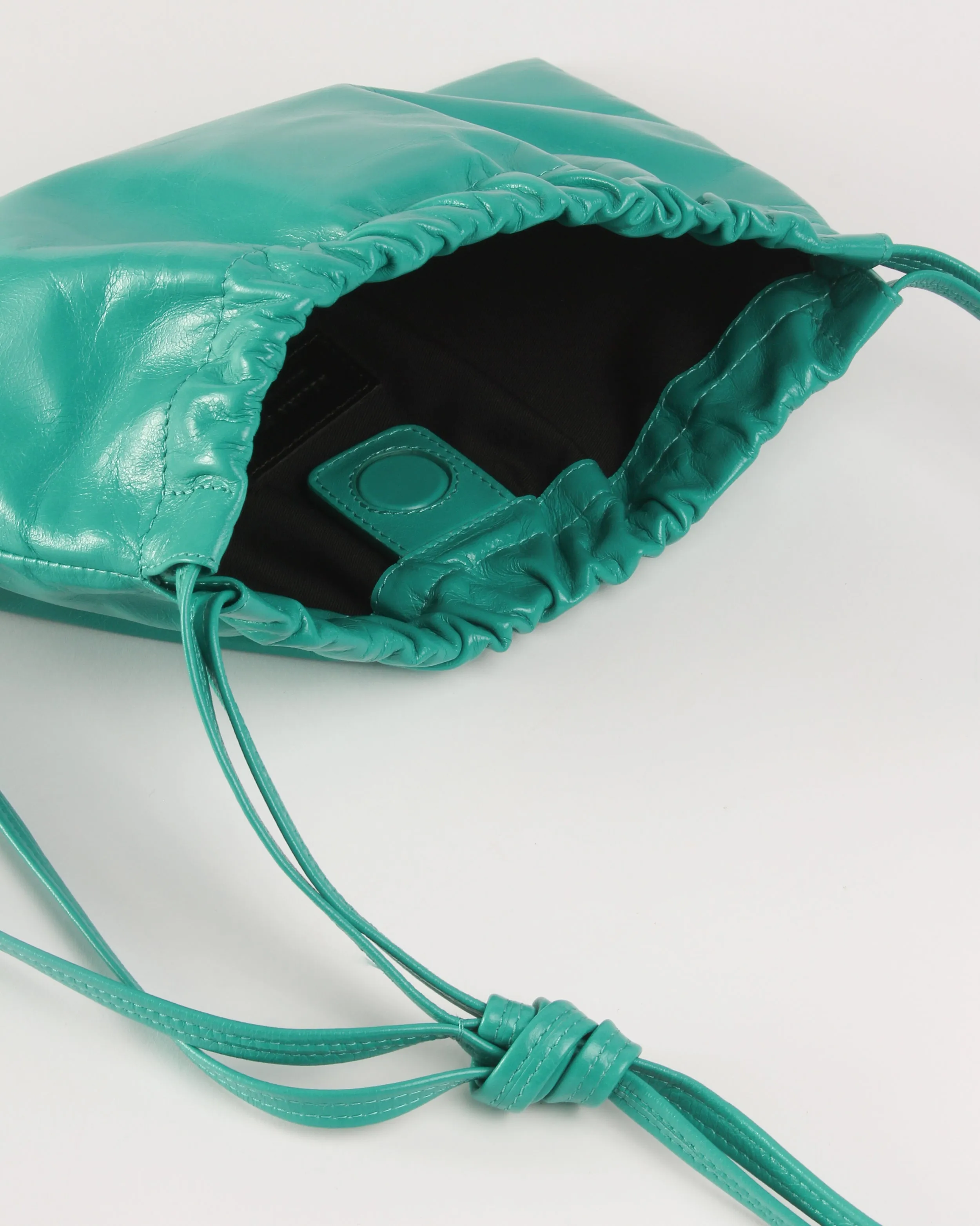 Camila Bag Leather Turchese