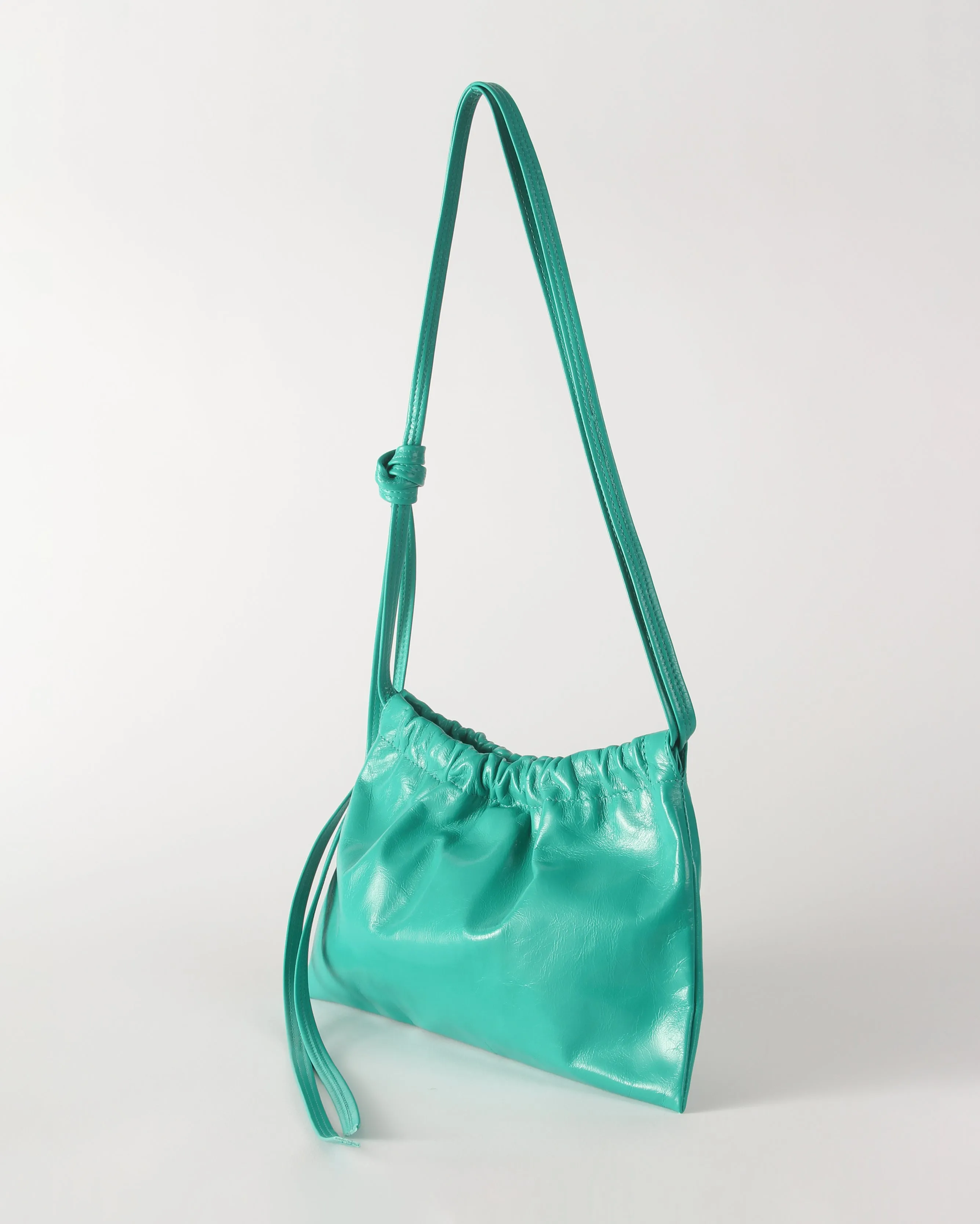 Camila Bag Leather Turchese