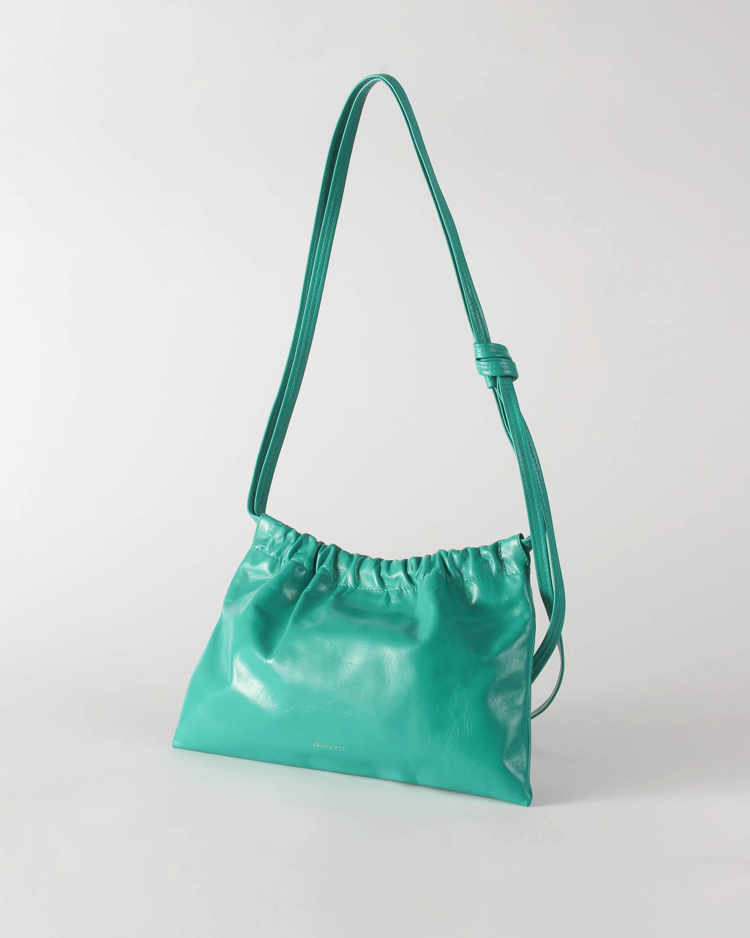Camila Bag Leather Turchese