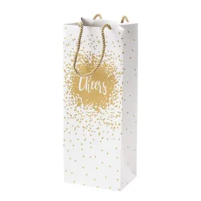 Caspari Cheers Bottle Bag