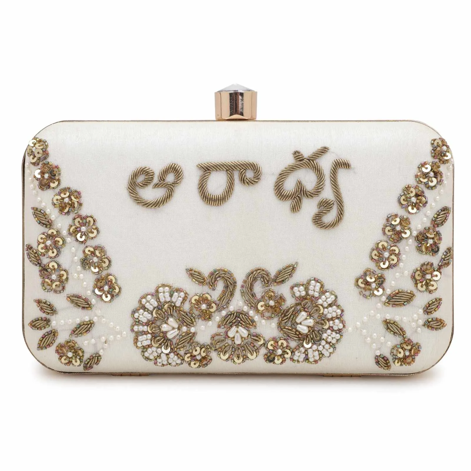 Custom Name Embroidery Clutch – Personalized Designer Clutches for Every Occasion