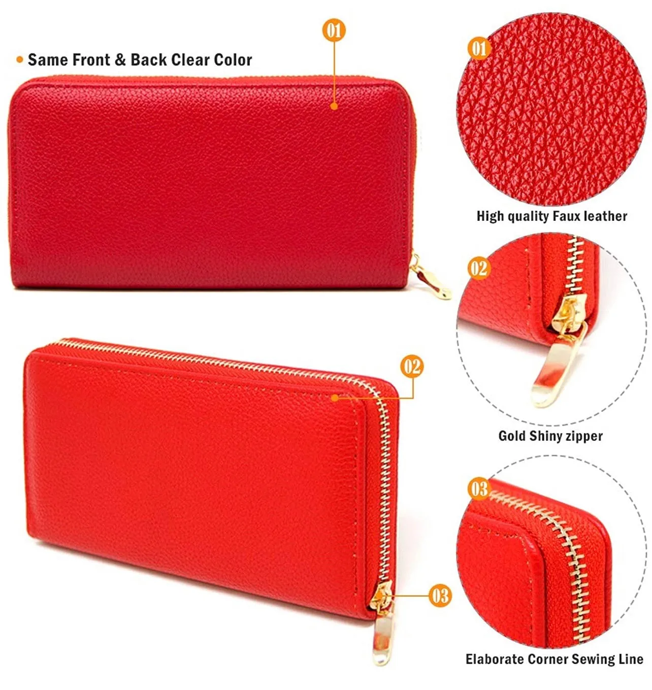 Everyday Long Wallet (Red)