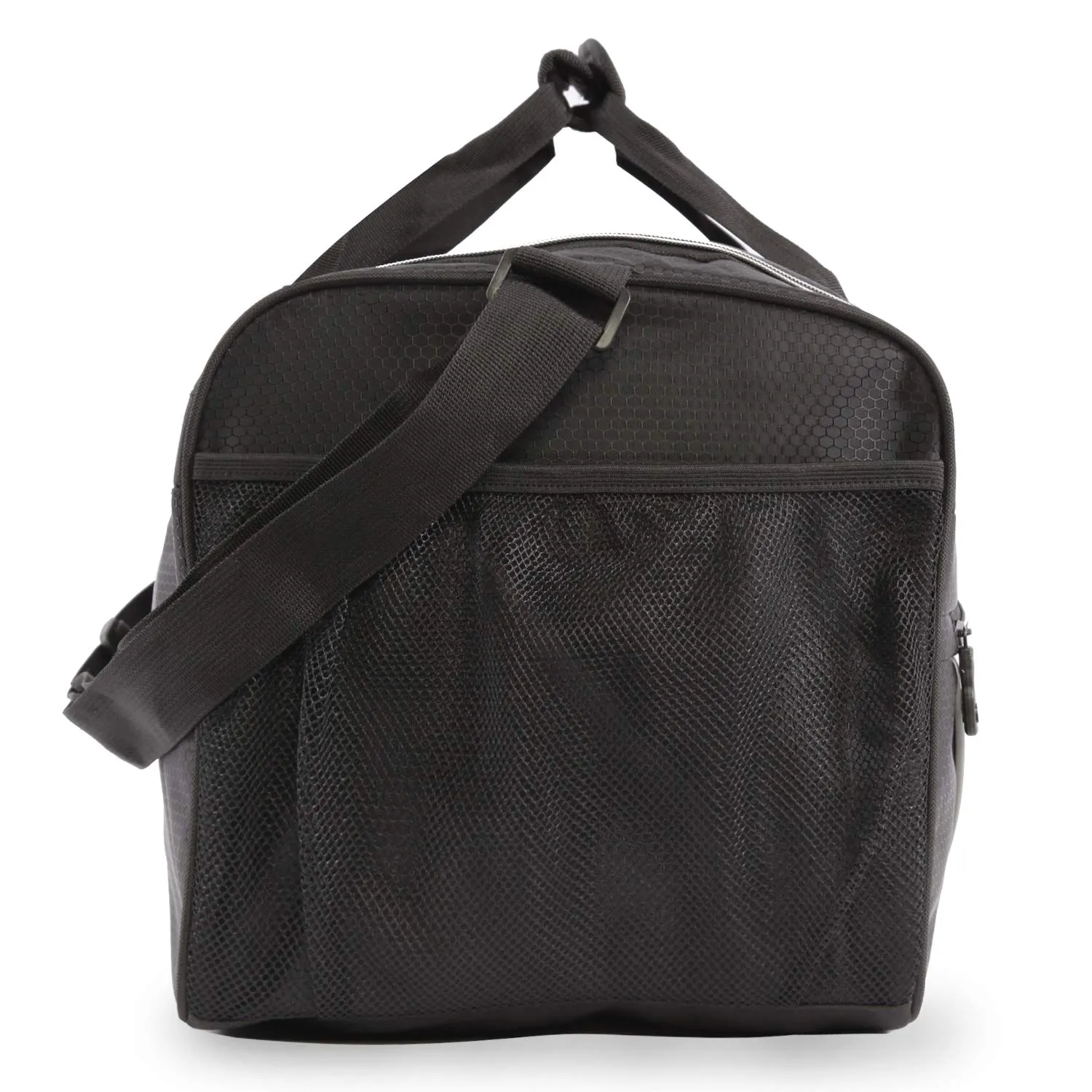 Fila Cannon 3 Small Duffel Gym Sports Bag, Black/White, One Size