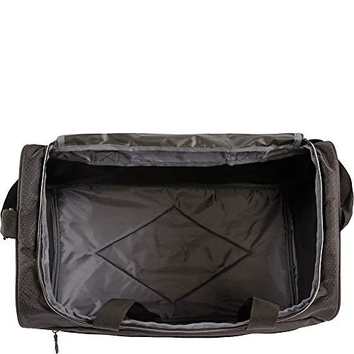Fila Cannon 3 Small Duffel Sports Gym Bag, Black/White, One Size