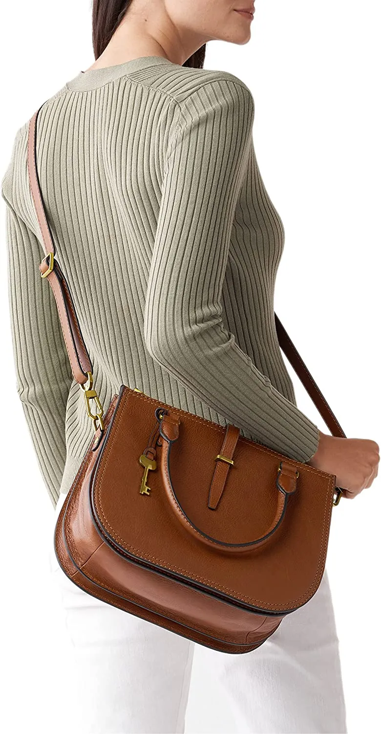 Fossil Women's Ryder Leather Satchel Purse Handbag