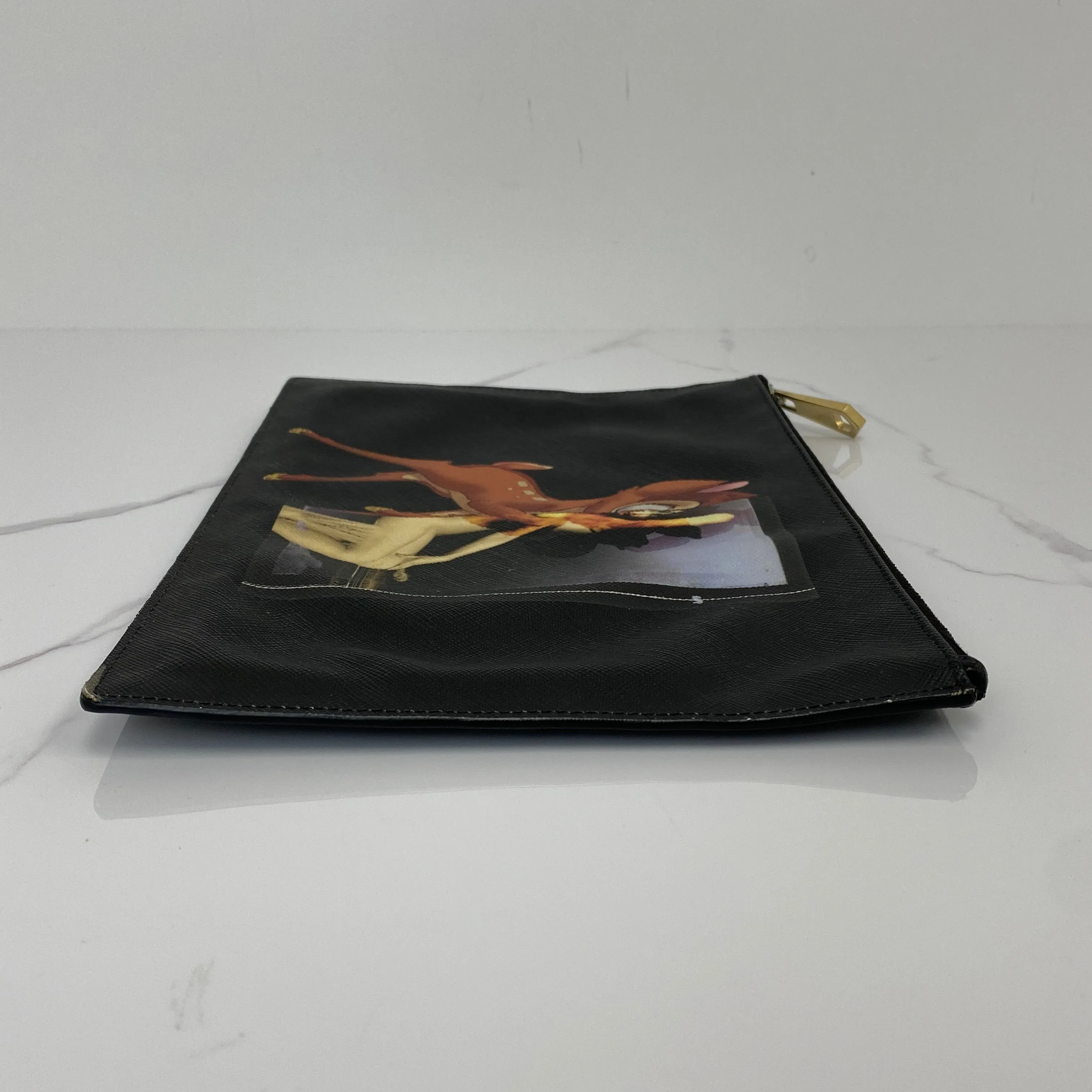 Givenchy Bambi Print Textured Medium Black