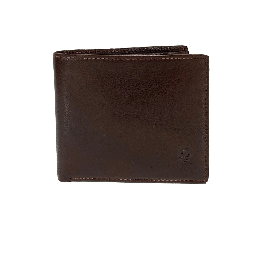 Golunski RFID Leather Wallet - Style: RF16 - Brown