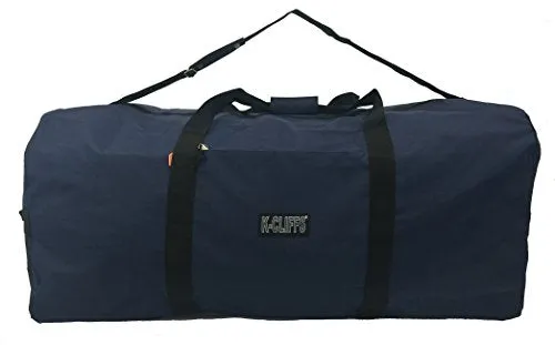 Heavy Duty Cargo Duffel Large Sport Gear Drum Set Equipment Hardware Travel Bag Rooftop Rack Bag (36" x 17" x 17", Navy)