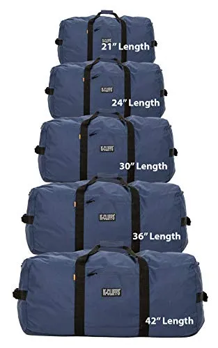 Heavy Duty Cargo Duffel Large Sport Gear Drum Set Equipment Hardware Travel Bag Rooftop Rack Bag (36" x 17" x 17", Navy)