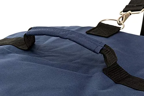 Heavy Duty Cargo Duffel Large Sport Gear Drum Set Equipment Hardware Travel Bag Rooftop Rack Bag (36" x 17" x 17", Navy)