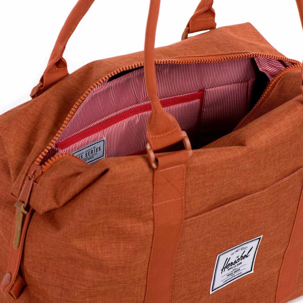 Herschel Strand Plus Poly Bag - Burnt Orange Crosshatch