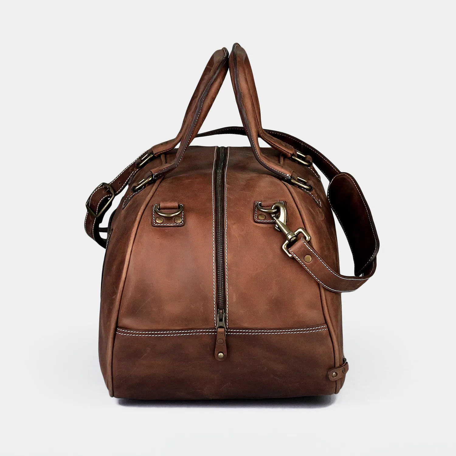Hunza Brown Overnight Travel Bag