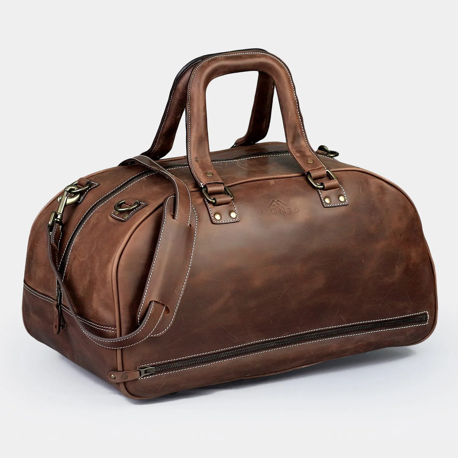 Hunza Brown Overnight Travel Bag