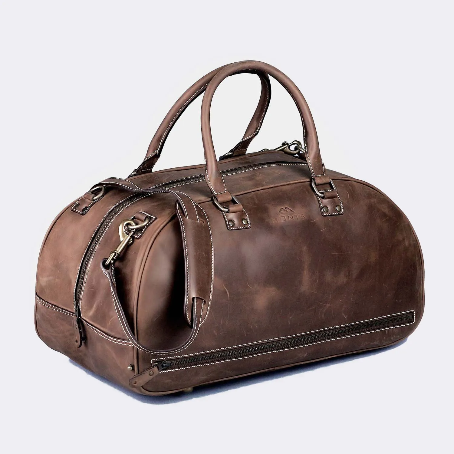 Hunza Men's Leather Weekend Bag