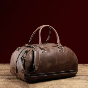 Hunza Men's Leather Weekend Bag