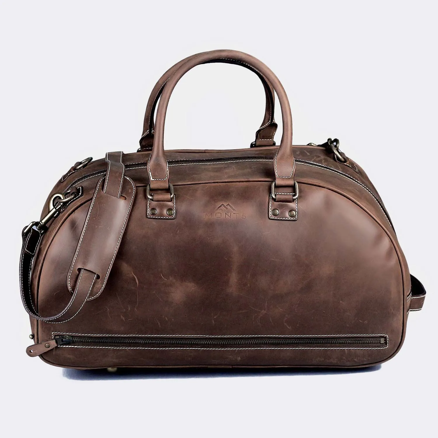 Hunza Men's Leather Weekend Bag