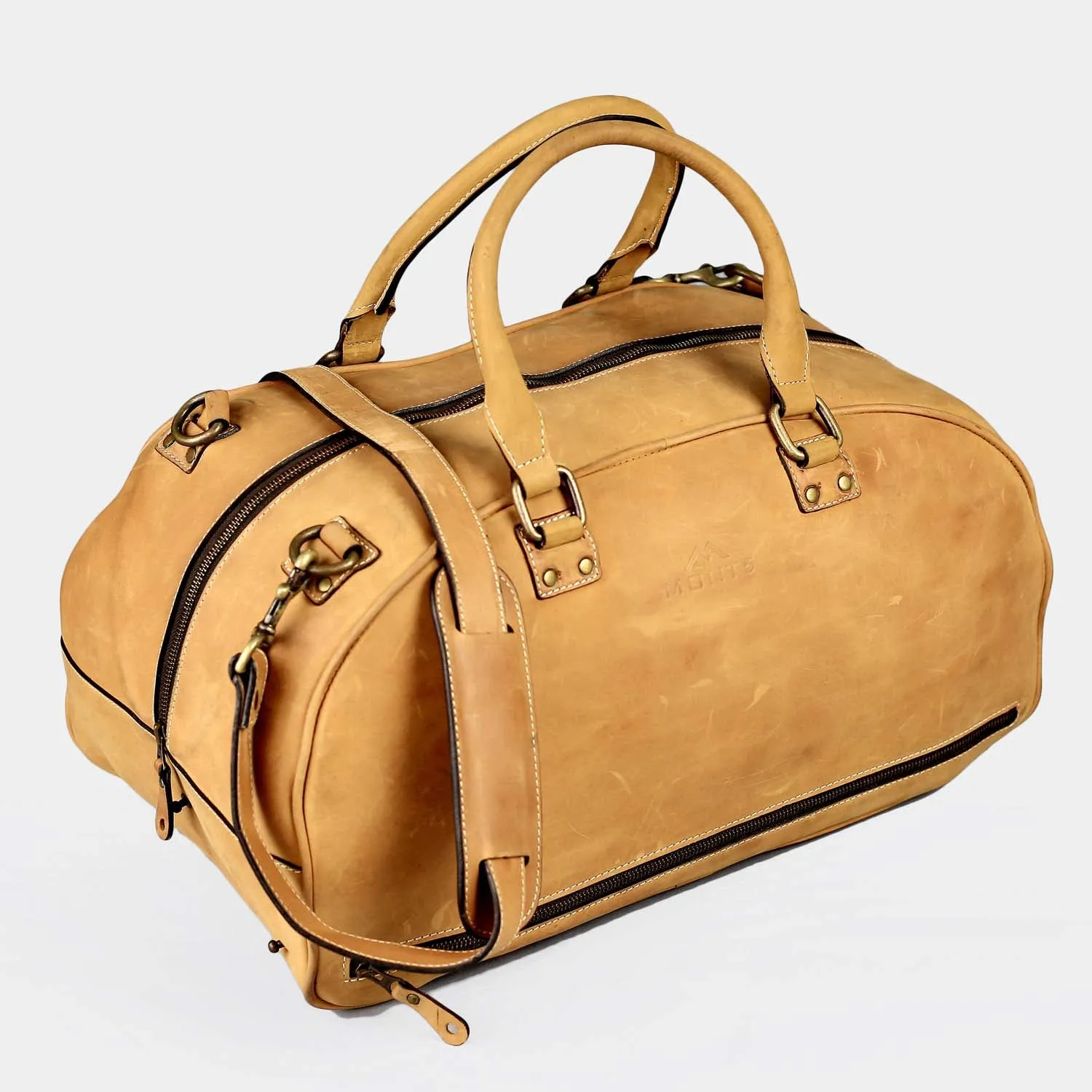 Hunza Tan Small Duffle Bag