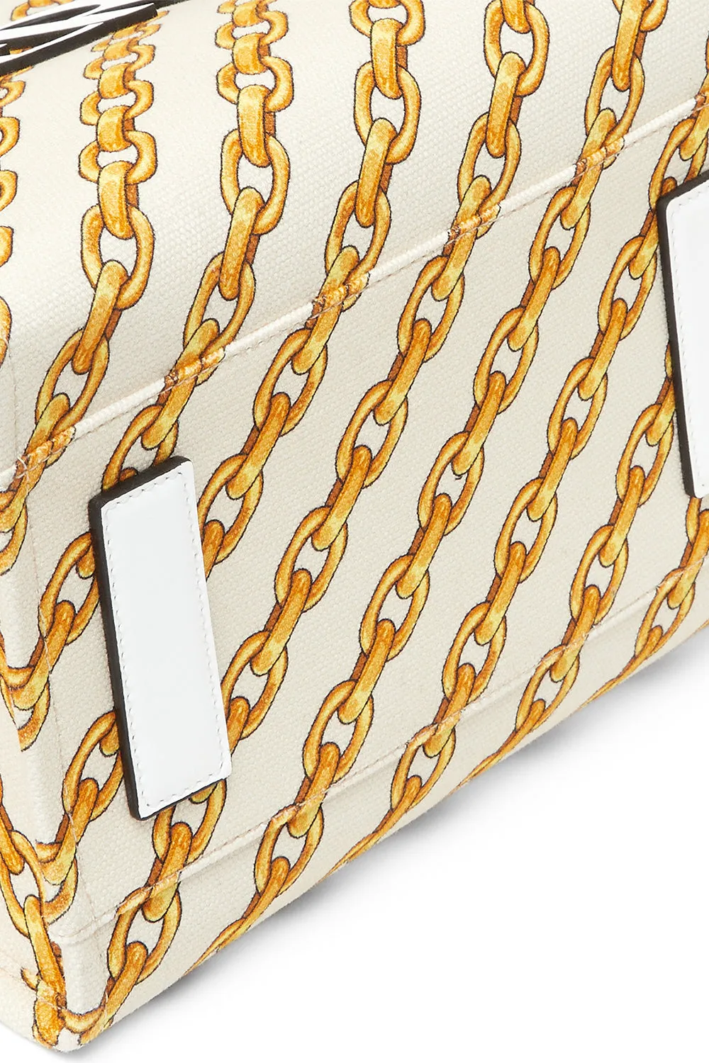 La Medusa Large Tote - Chain Stripes