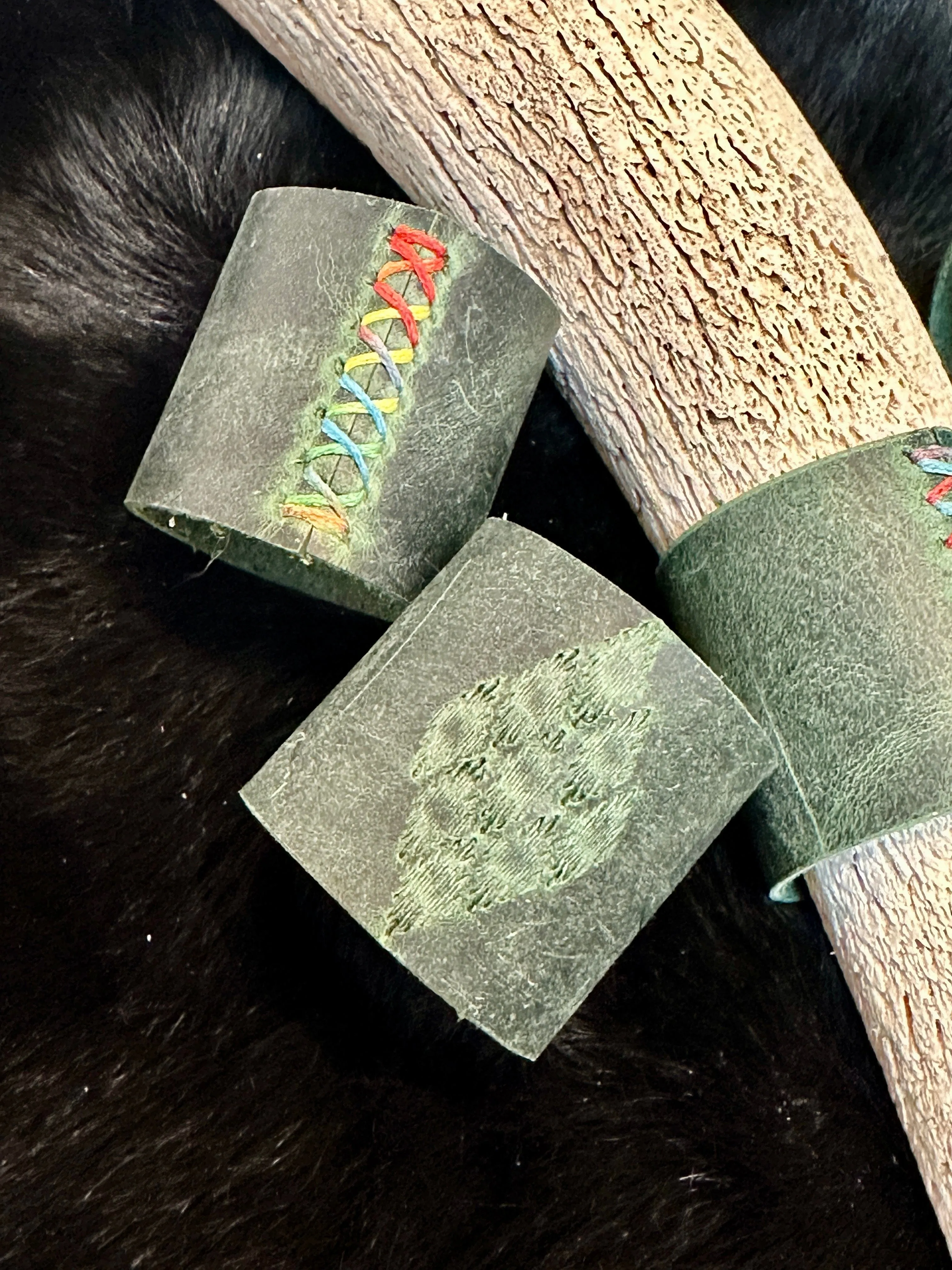 Leather Napkin Rings - Sets of 4