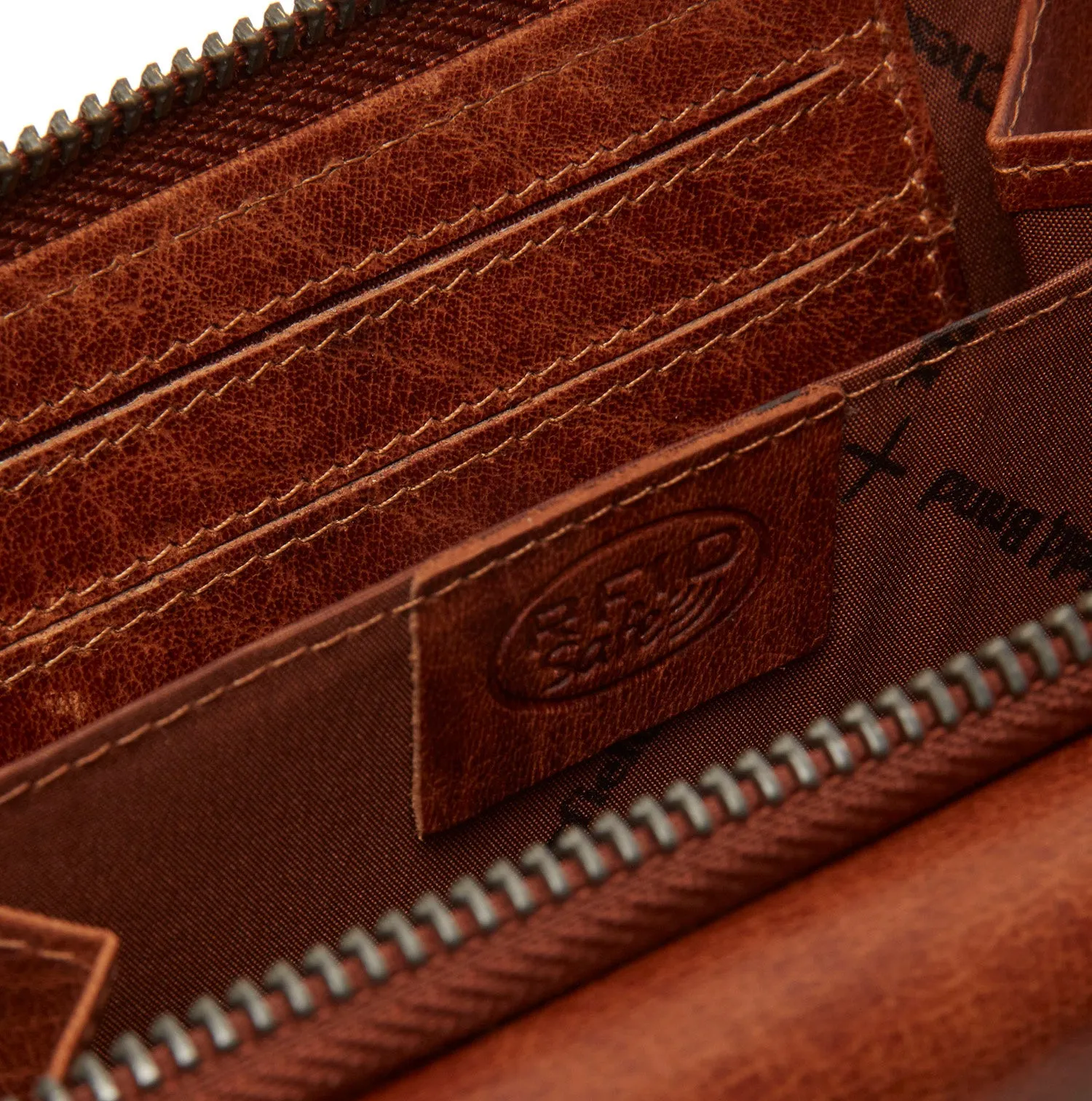 Leather Wallet Cognac Rhodos