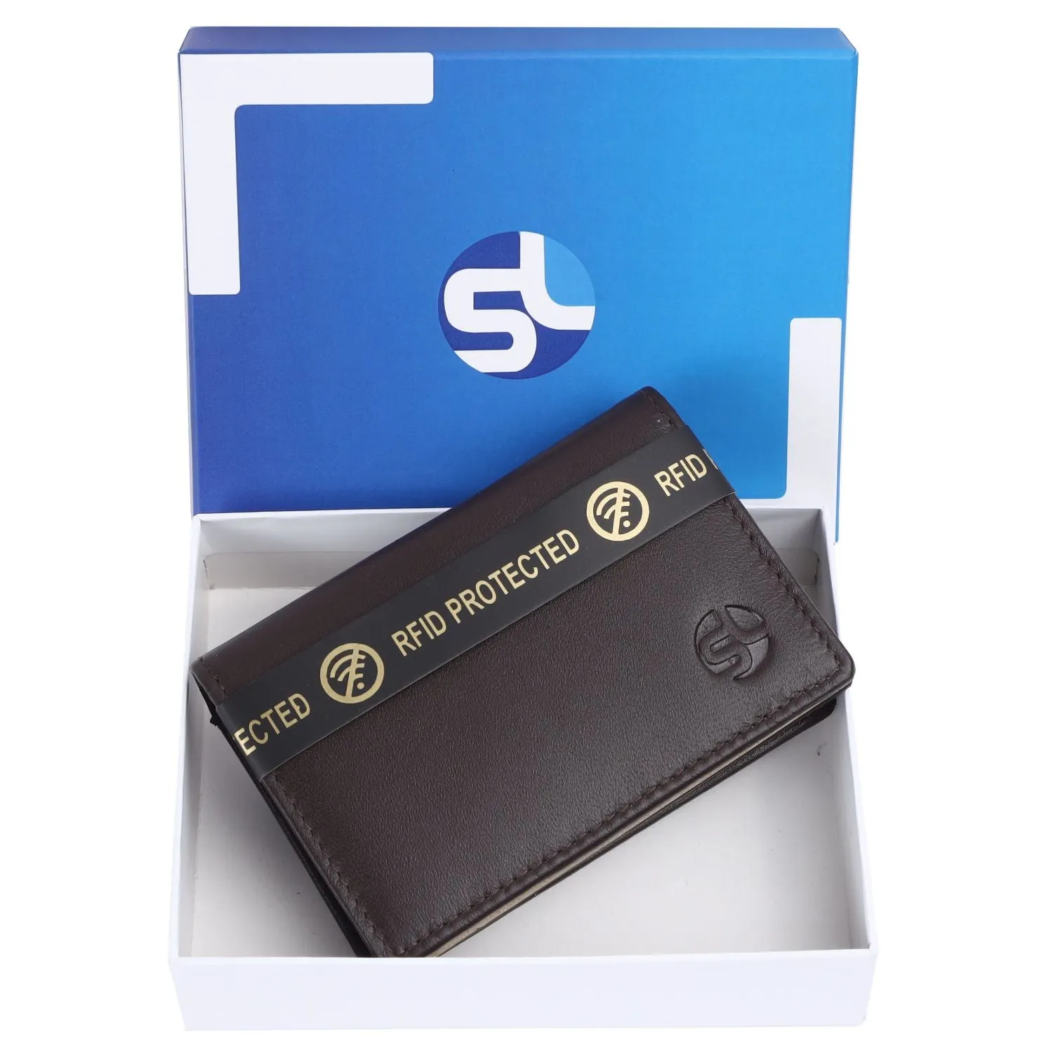MENS LEATHER RFID WALLET 54109
