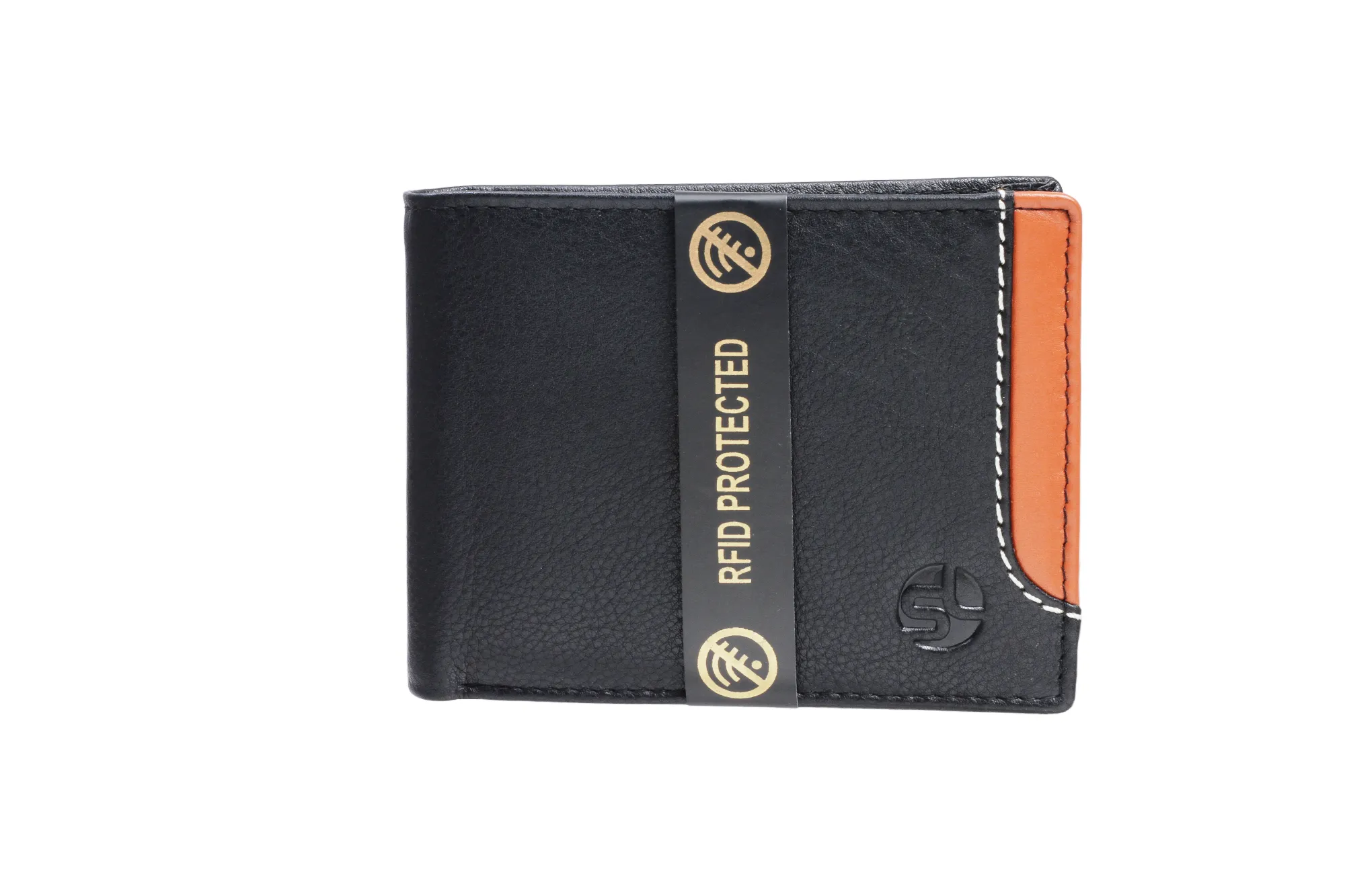 MENS LEATHER WALLET (RFID) 92925 (Black)