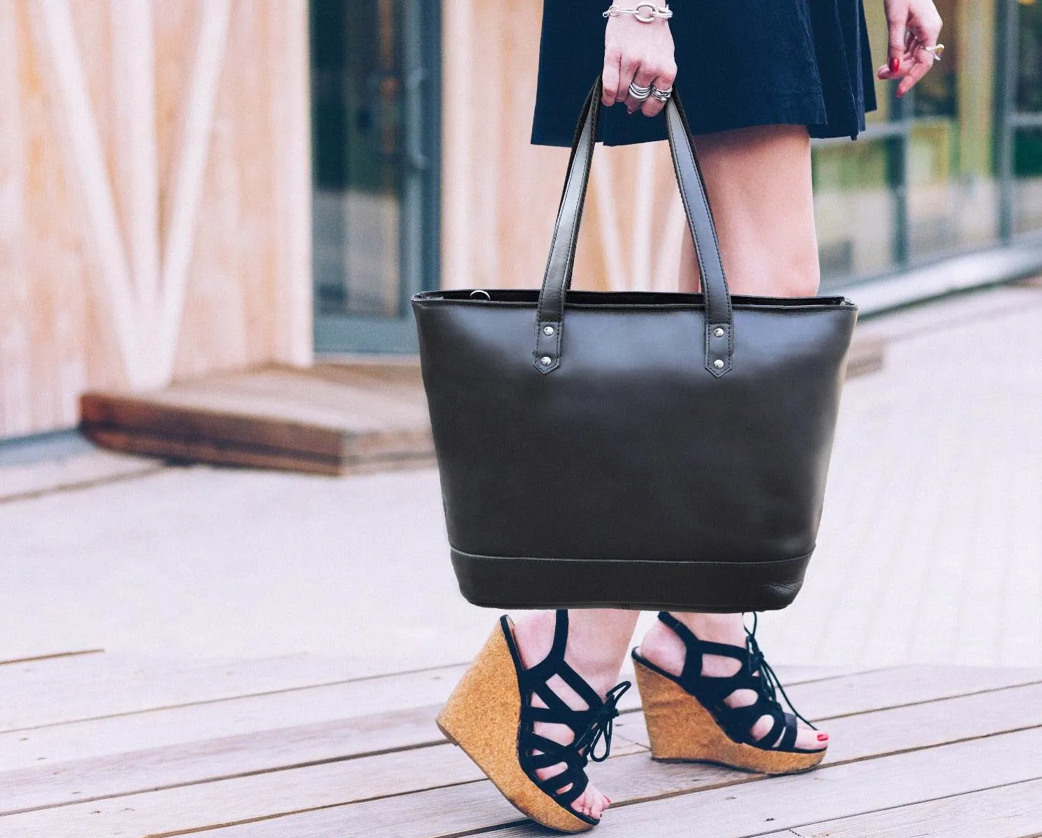 Mieres Travel Tote Bag – Raven