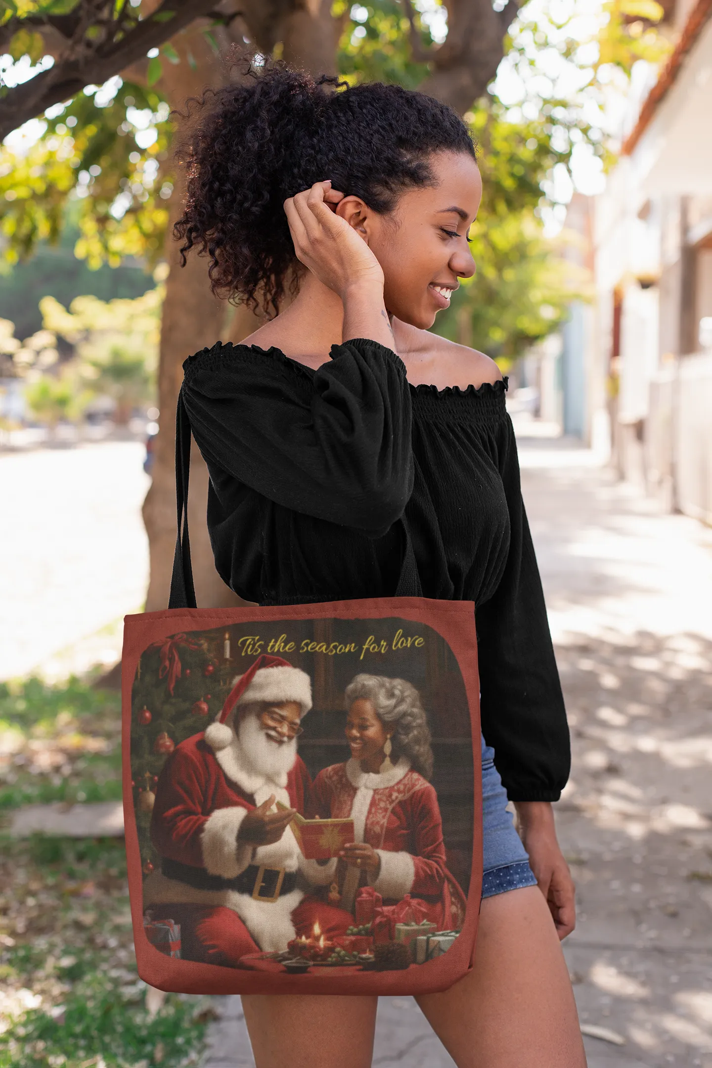 Mr & Mrs Santa - tote bag II