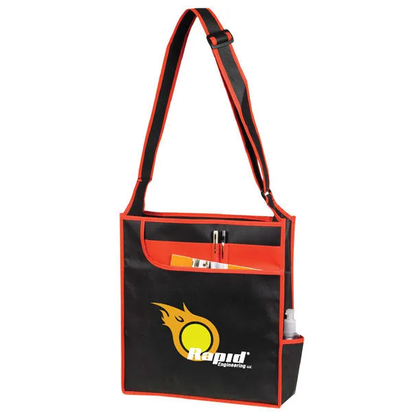 Multi-Pocket Messenger Shoulder Tote (ST1112)
