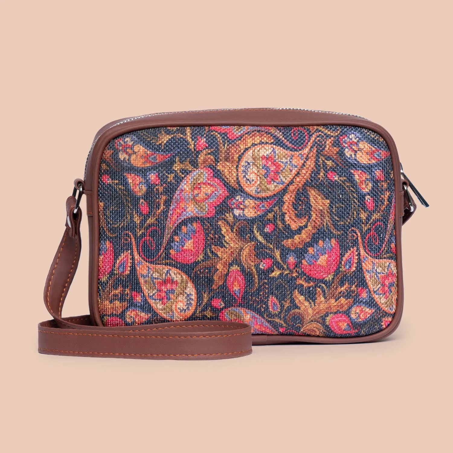 Paisley Print Sling Bag
