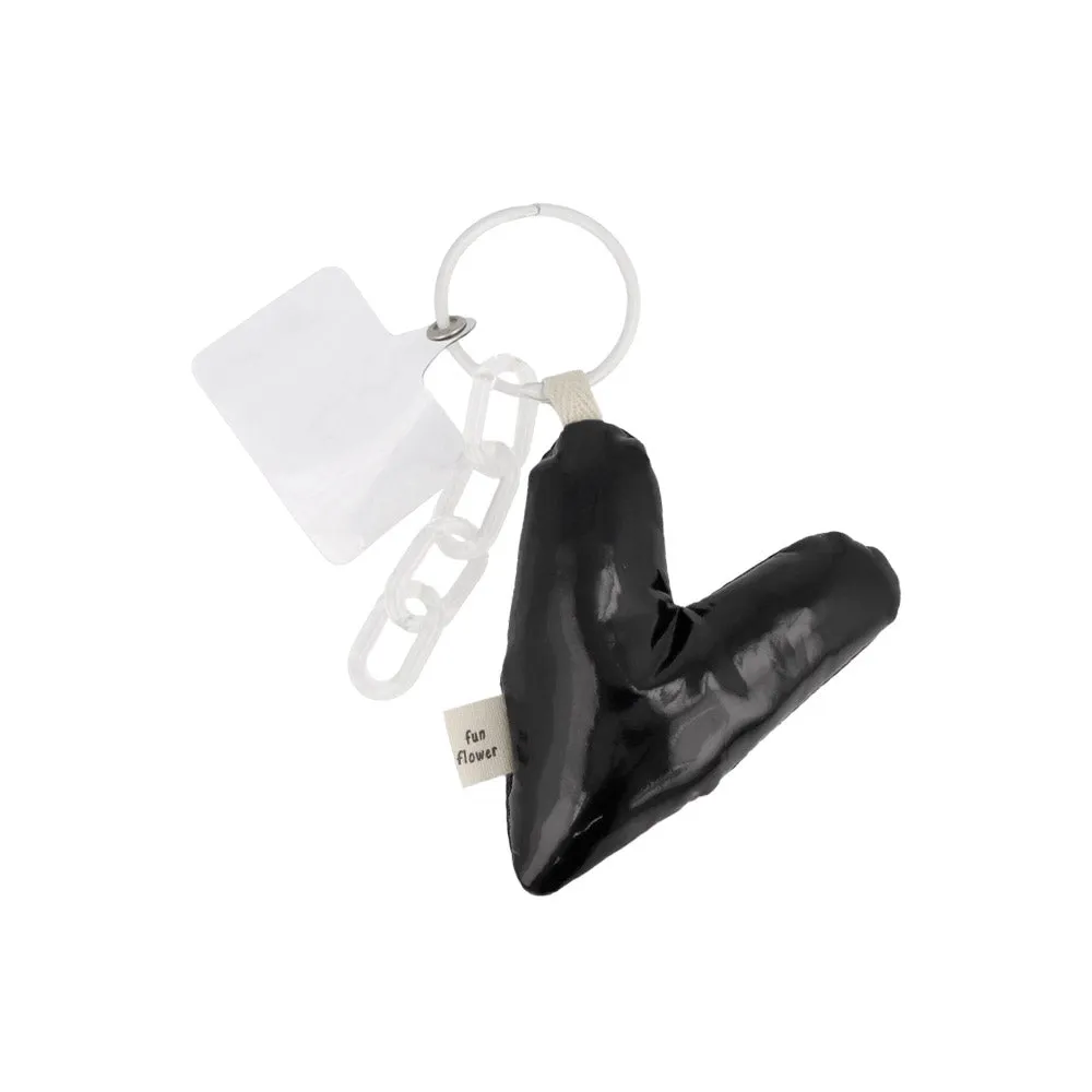 Puffed Heart Keychain