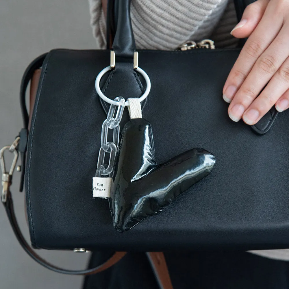 Puffed Heart Keychain