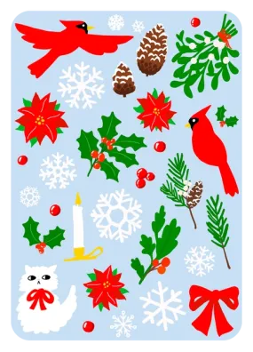 Pure Winter Moods Iron On Sheet Set