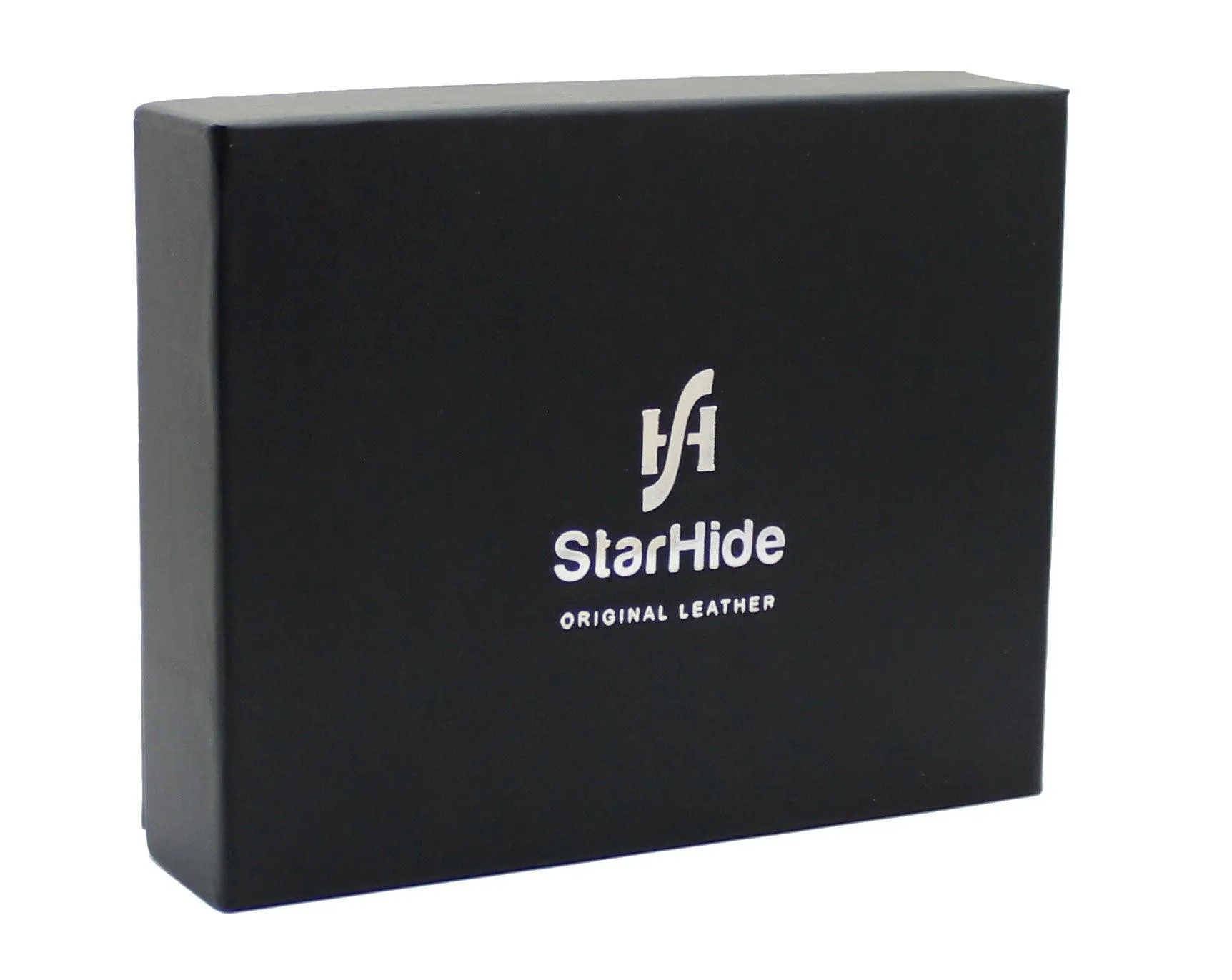 STARHIDE Mens RFID Blocking Genuine Distressed Hunter Leather Trifold Wallet 1145 (Green)