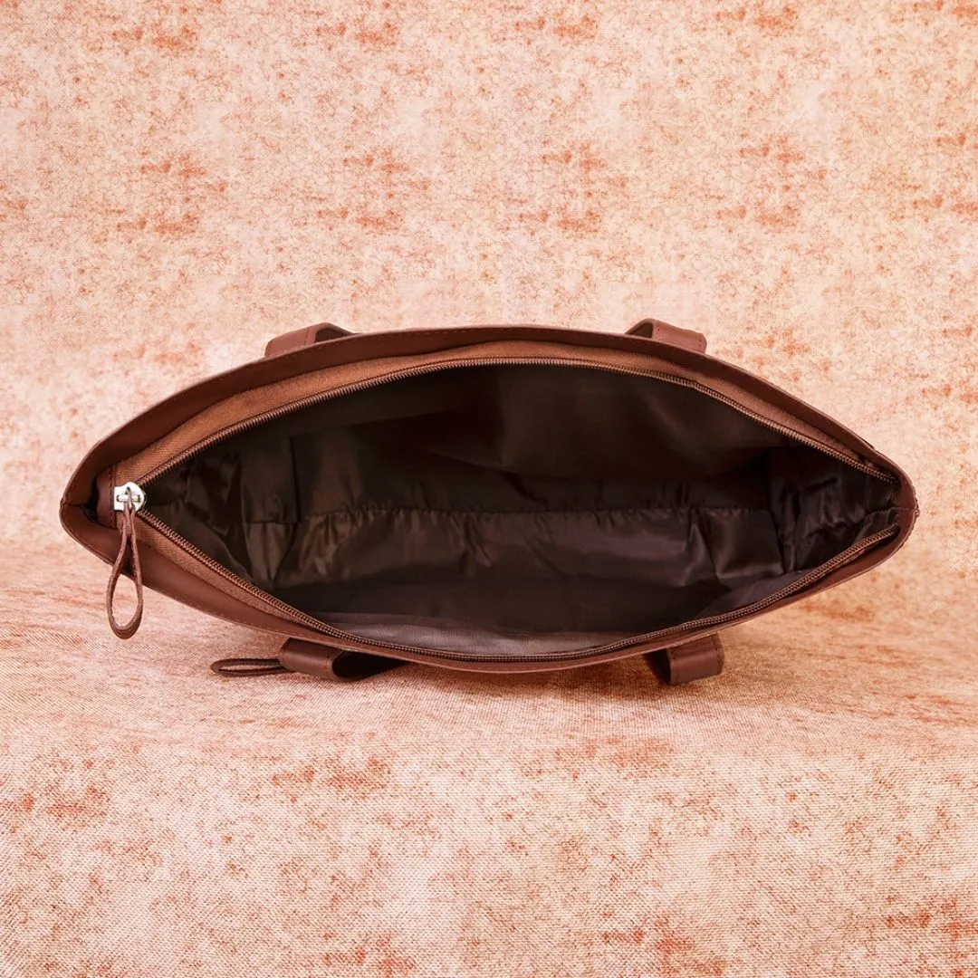 Tidal Wave Shoulder Tote Bag