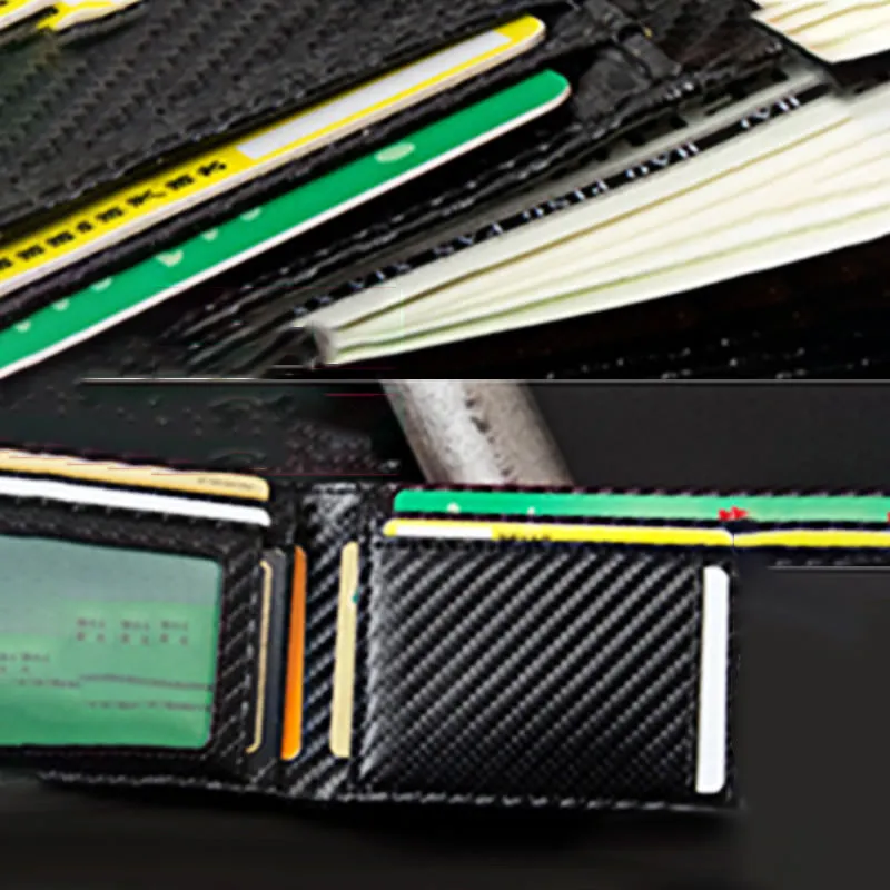 Wallet For Men Genuine Leather Airtag Locator Tracker RFID Anti-theft Wallet
